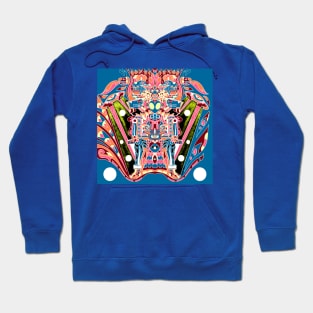 Alien death throne mictlan in galaxy mayan ufo pattern ecopop Hoodie